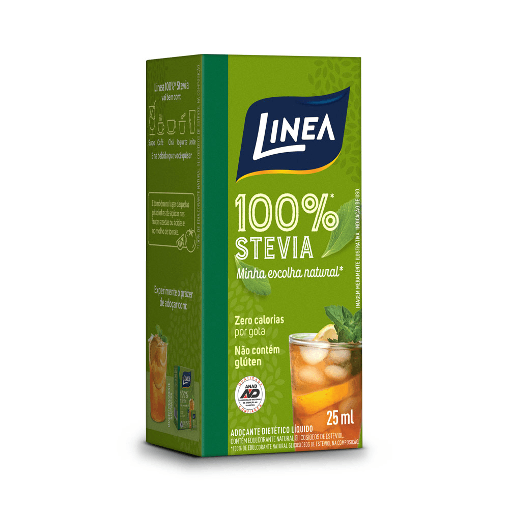 Adoçante Stevia Líquido Linea de 25ml